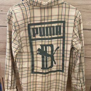 Big Sean x Puma flannel long sleeve top.